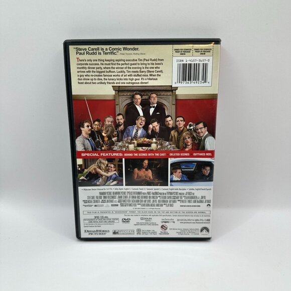 Dinner For Schmucks PG13 Steve Carell Paul Rudd DreamWorks DVD Comedy Hilarious - Picture 3 of 5